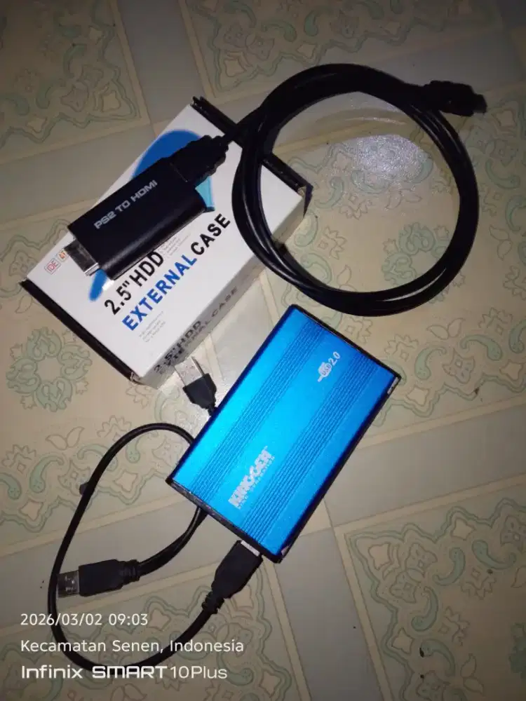 Konverter PS2 to HDMI n HDD 40GB (12 games ps2)
