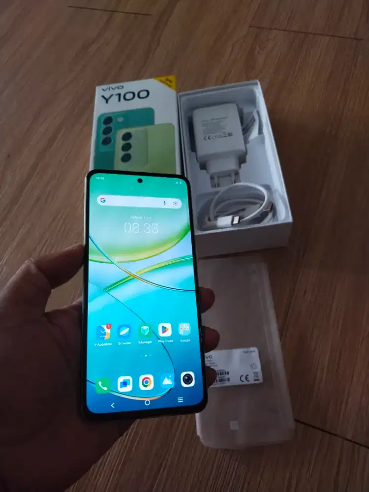 Vivo Y100 ram 8/128 fullset bisa tt handphone