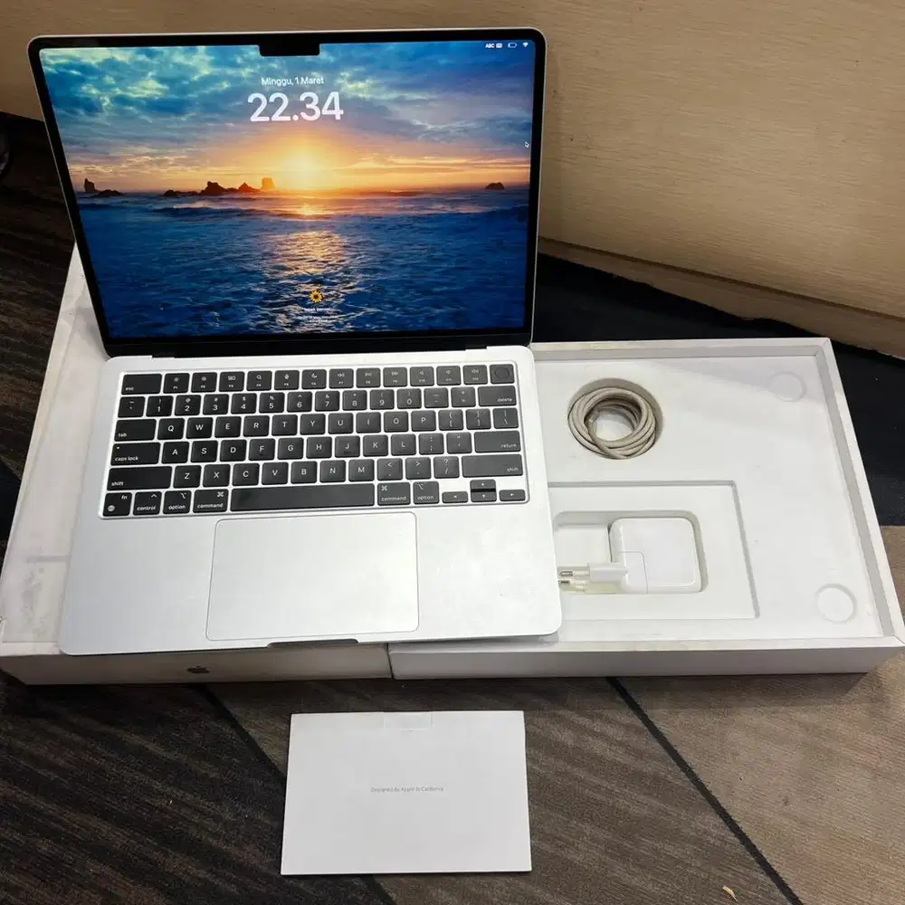macbook air M3 ssd 256gb resmi ibox mulus fullset original bergaransi