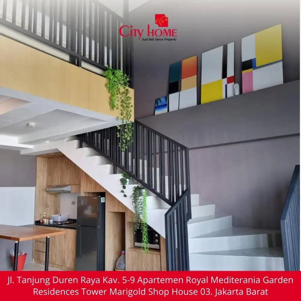 Jual Cepat! Mezanin 104m² Fully Furnished Neo Soho