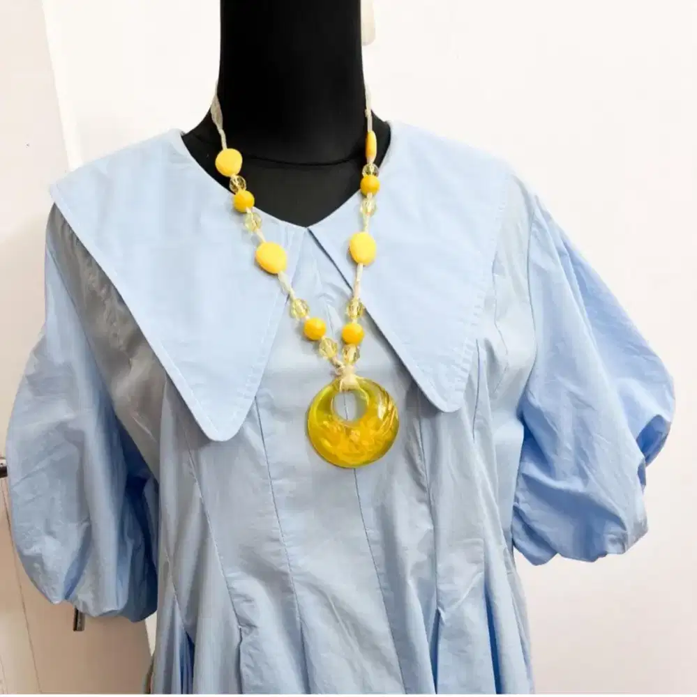 Kalung fashion style kuning