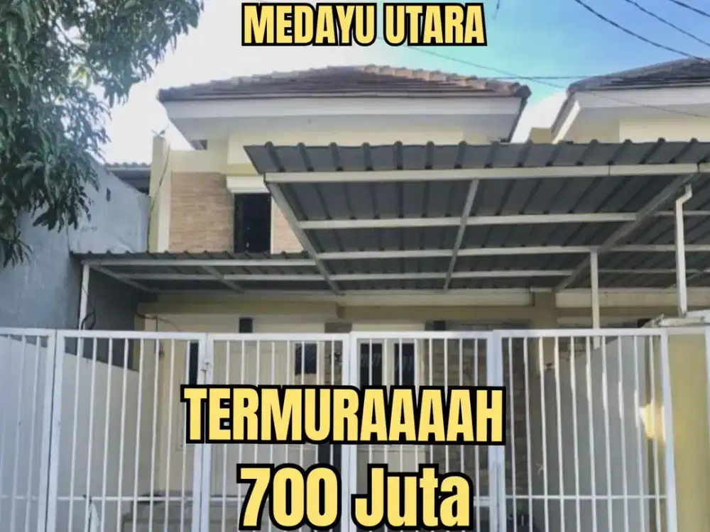 ‼️TERMURAH, BUTUH JUAL CEPAT ‼️ RUMAH MEDAYU UTARA MEDOKAN RUNGKUT SURABAYA KONDISI BAGUS TERAWAT. DEKAT MERR, TOL, JUANDA
