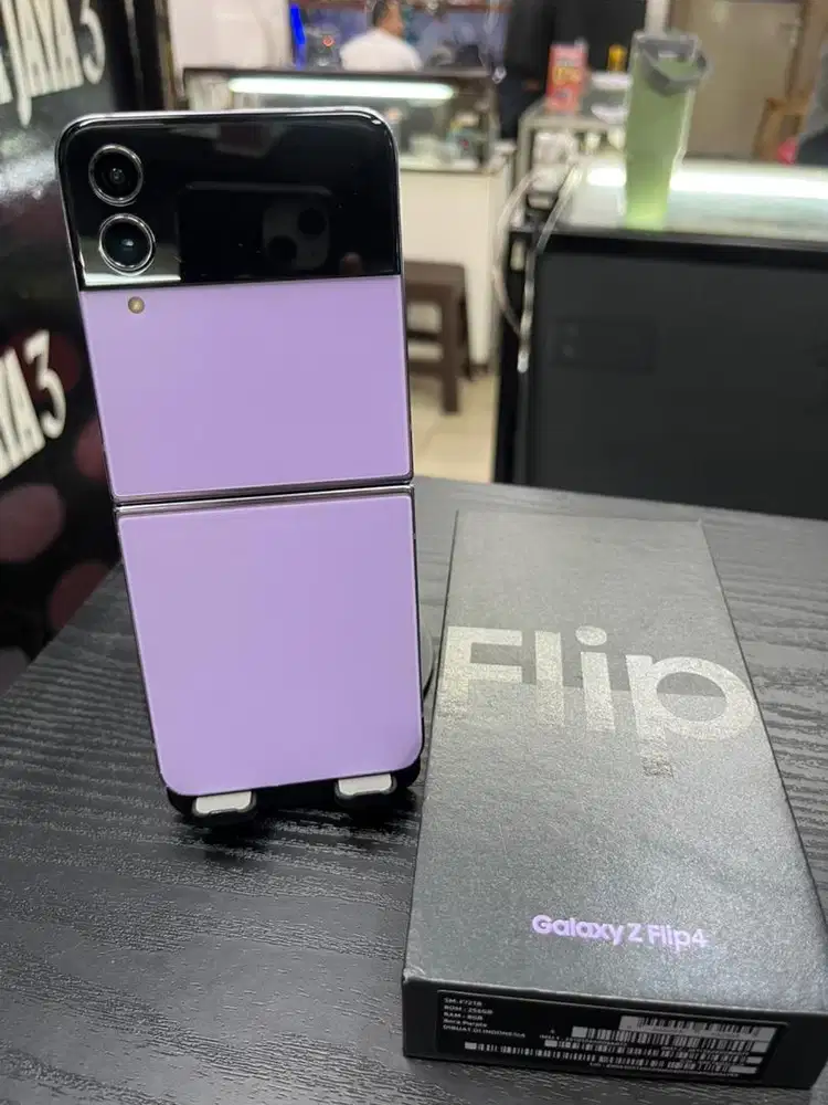 samsung z flip 4 ram 8 256gb ex sein mulus fullset ori bisa tt