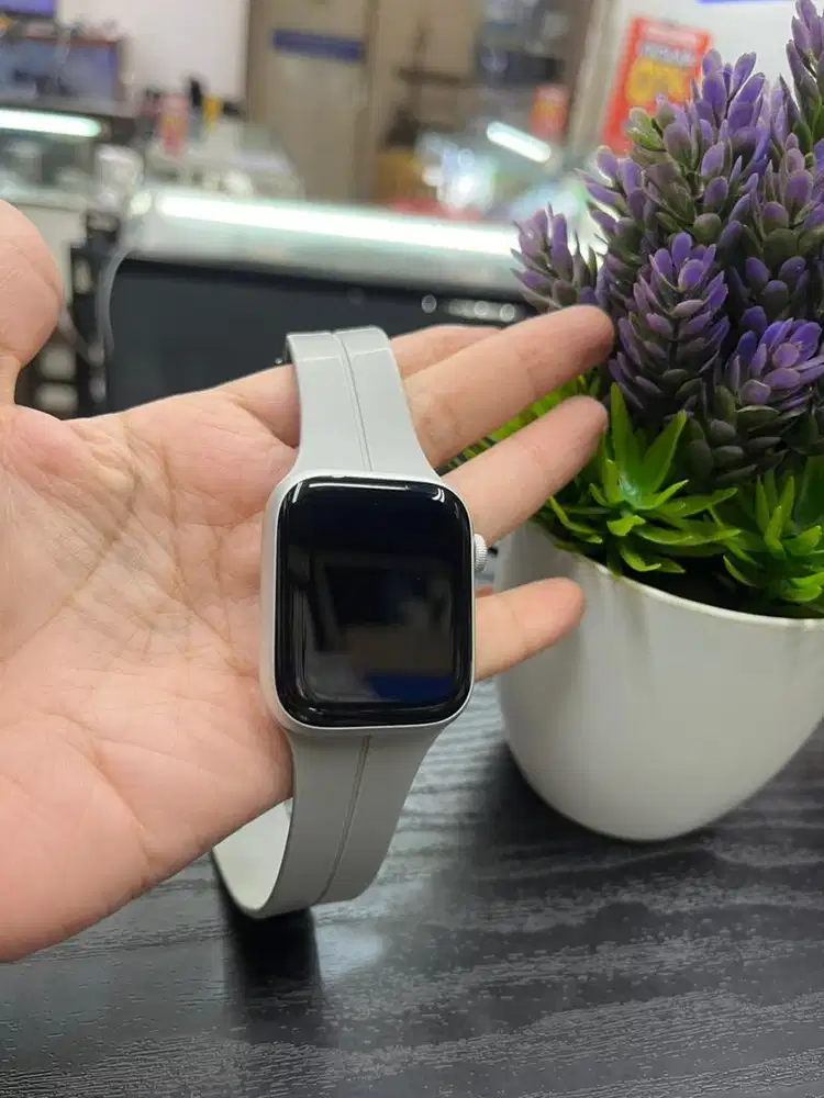 i watch series 8 45mm white sport band ex digi mulus bgt bh 88