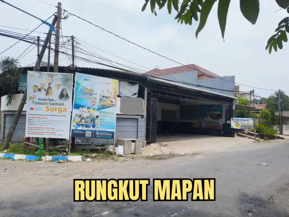 ‼️NOL JALAN KEMBAR RUNGKUT MAPAN‼️RUMAH USAHA HOOK RUNGKUT MAPAN COCOK UNTUK BERBAGAI JENIS USAHA