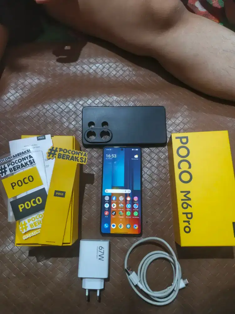 Poco M6 Pro 8/256 Fullset Mulus Siapa Cepat Aja Murah