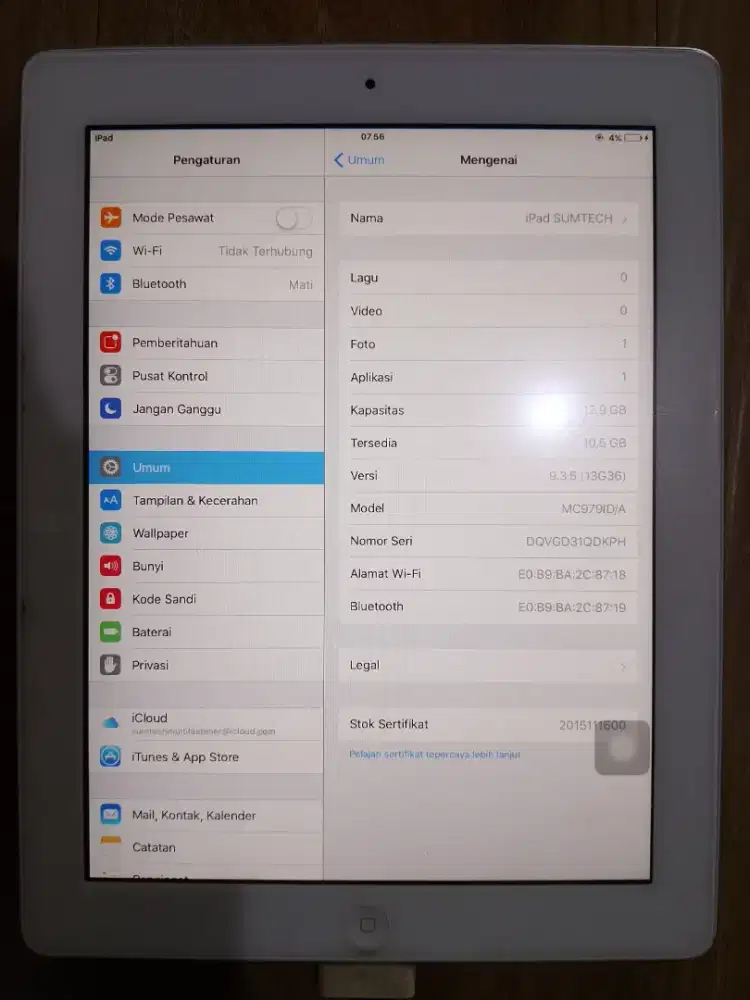 Ipad Gen 2 / 16GB