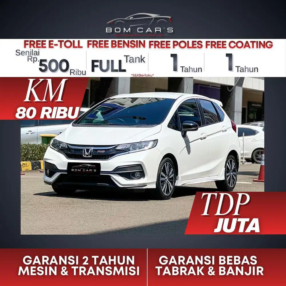 CASH 196 JUTA | HONDA JAZZ RS A/T 2017