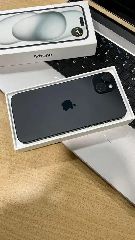 iPhone 15 Plus 128 GB ex iBox bh 95% sehat terawat