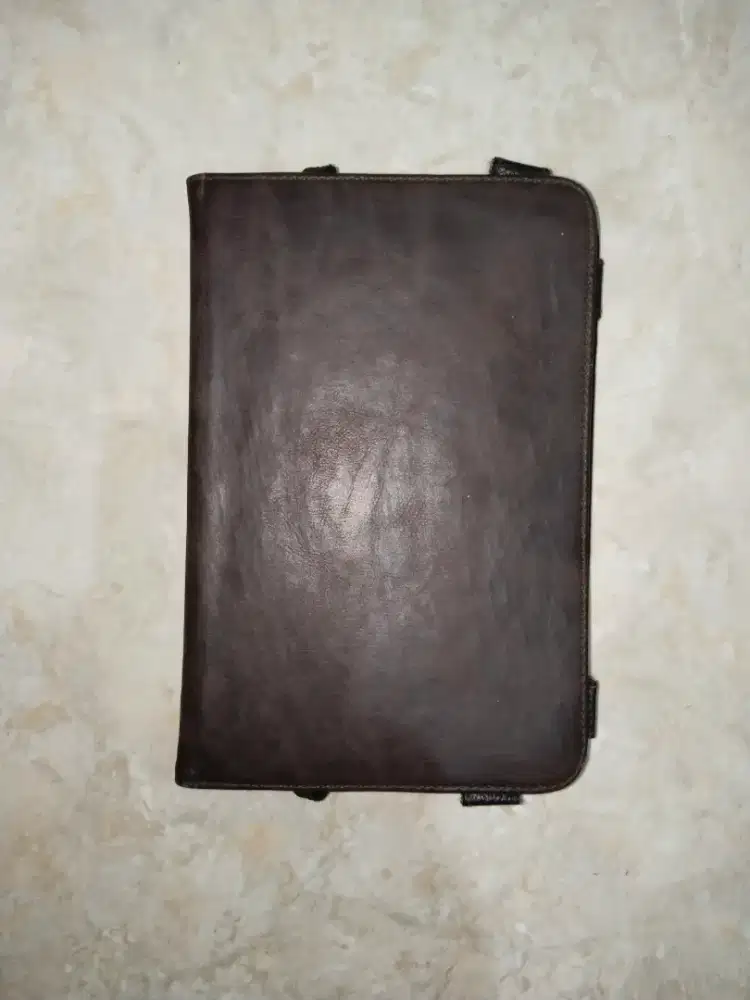 jual hard case semi kulit coklat tua untuk tablet 7 inch universal