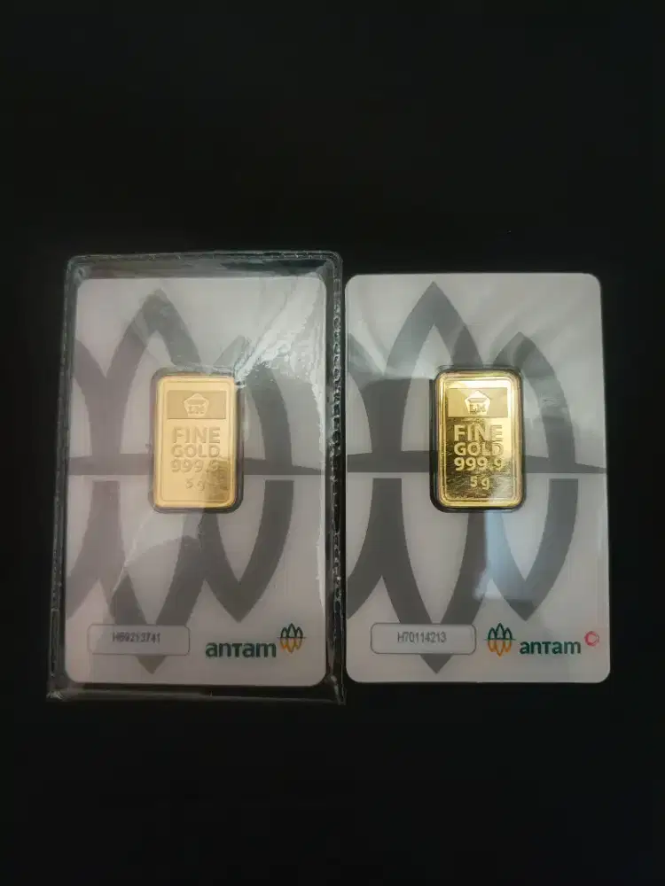 ANTAM 5 GRAM 2 KEPING