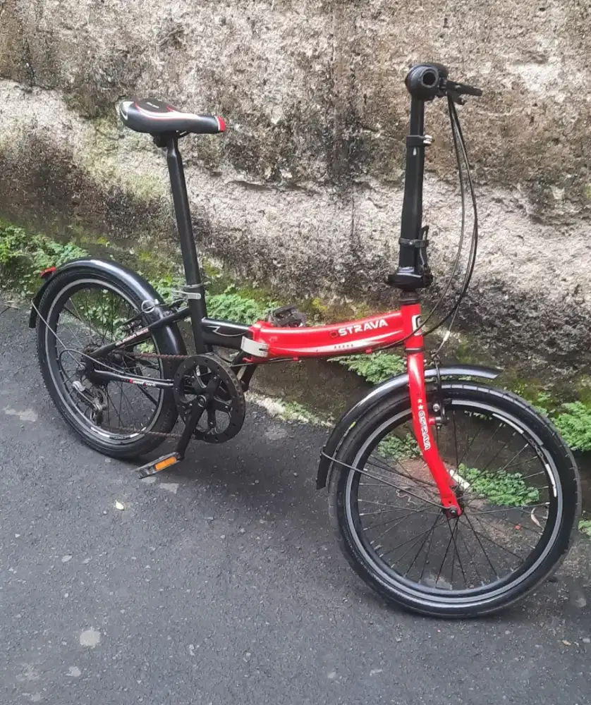 Jual sepeda lipat genio strava uk 20