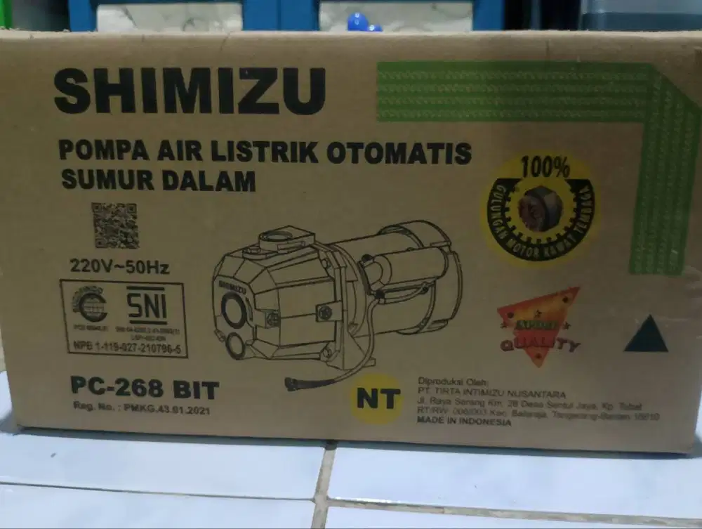 Mesin pompa air jetpump