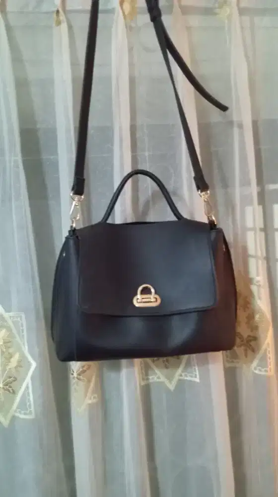 Preloved Berrybenka Sofia Patrice Flap Shoulder Bags Black