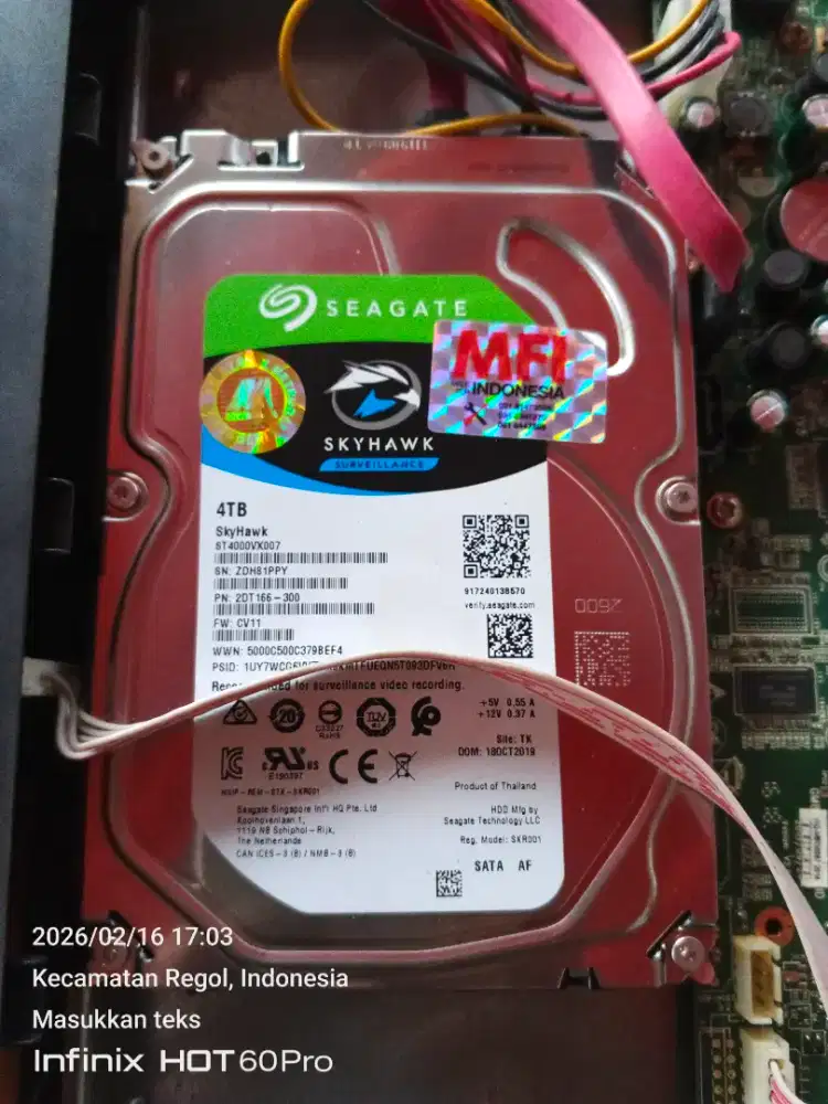 HARDISK SEAGATE SKYHAWK 4TB