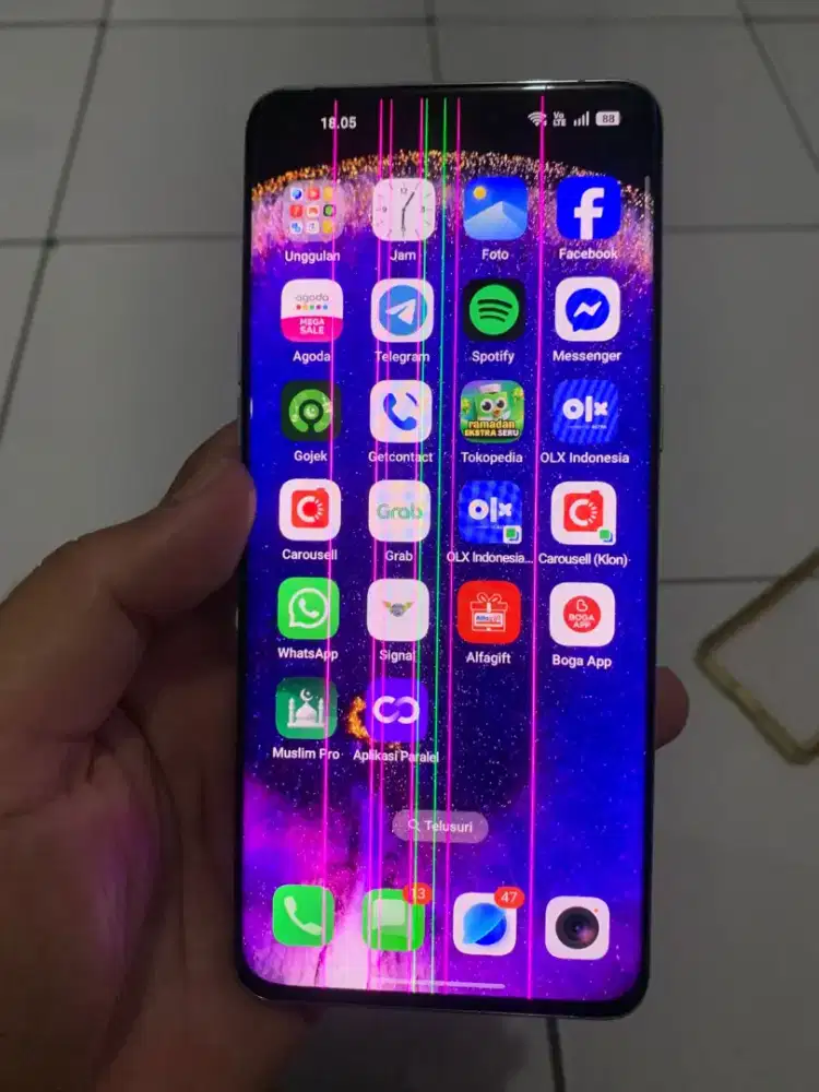 Oppo find x5 inter 12/256gb ,XL only,mulus batangan,lcd garis