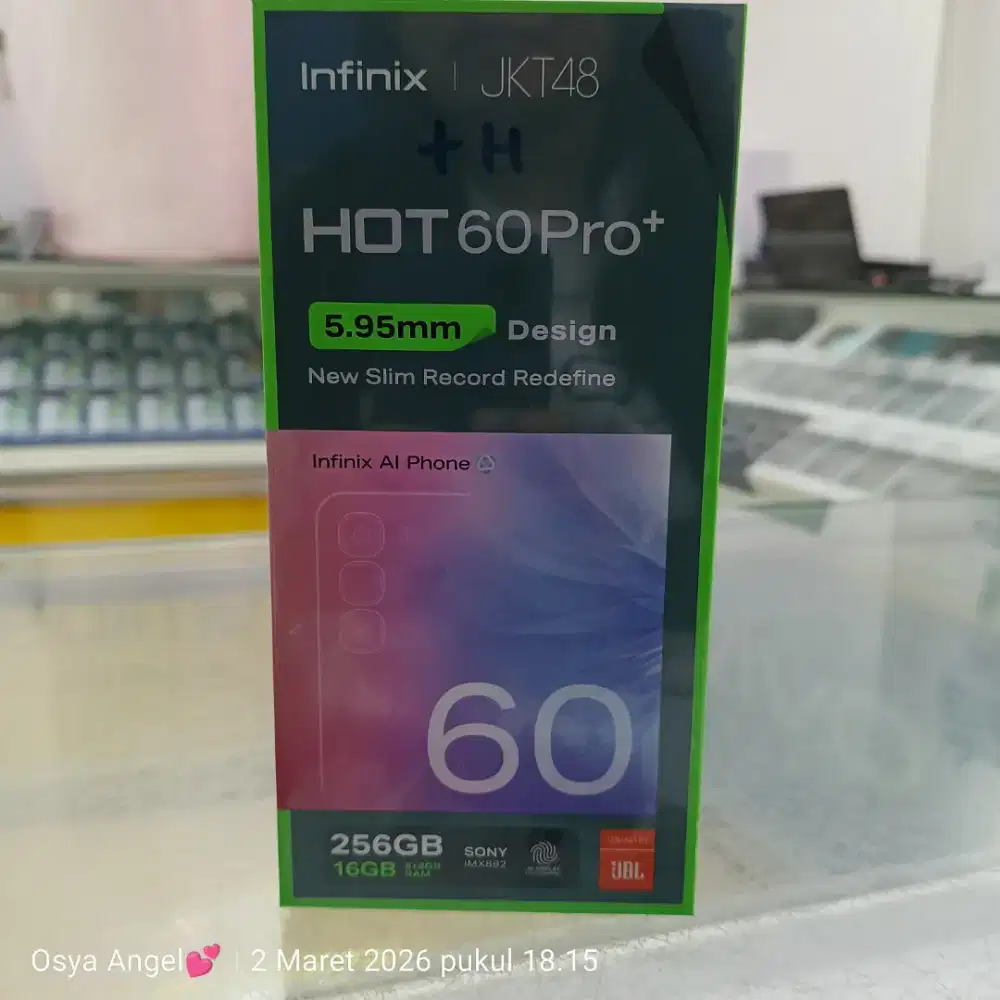 Infinix hot 60 pro plus 8/256 4G garansi resmi 12 bulan segel