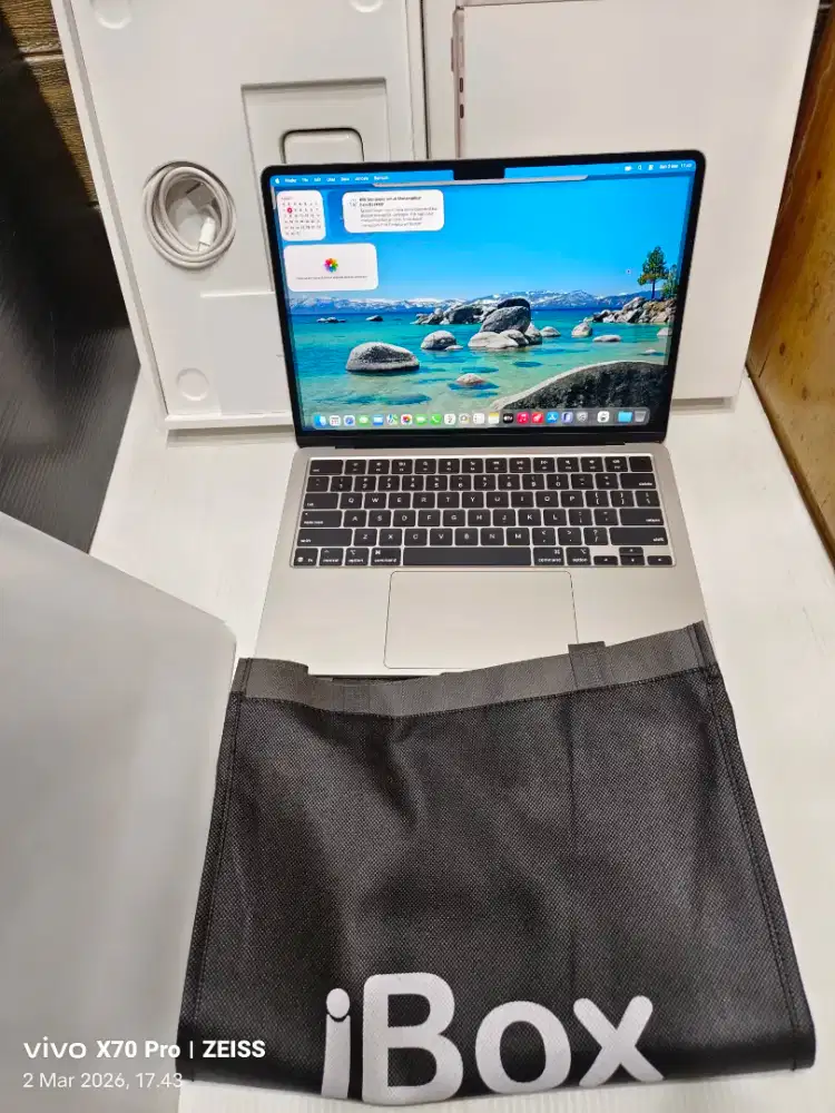 Macbook Air M4 16/512gb 13-inch hanya buka box aja gak jadi pakai