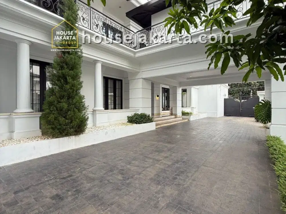 Rumah Mewah Pejaten Barat Dekat Kemang Fully Furnished Private Pool . Carport Luas