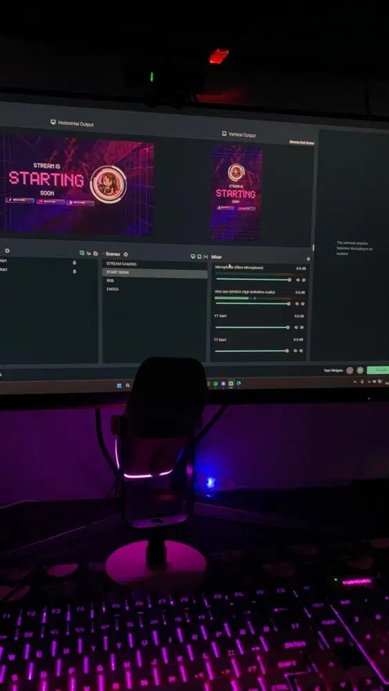 Monitor pc komputer AOC 27 inch