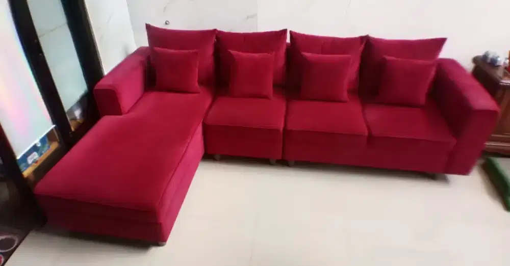 Kursi sofa L bagus
