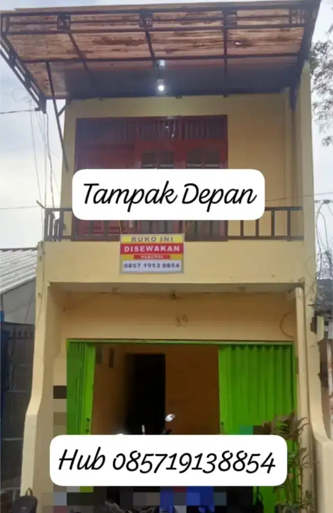 DISEWAKAN RUKO Sebrang ALFAMART dan PEGADAIAN