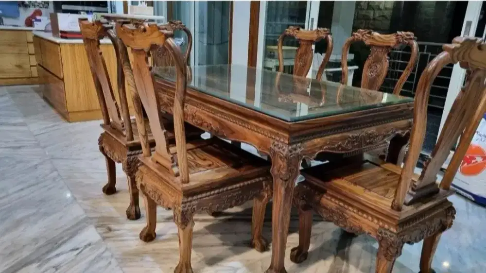 Meja Makan Kayu Sonokeling