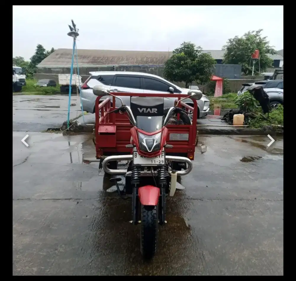 Viar 3 roda tahun 2024 warna merah orisinil