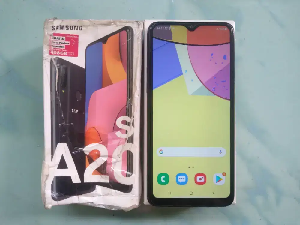 Samsung A20s 4G ram 3/32gb normal