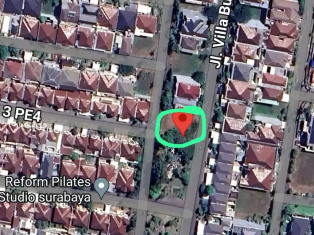 1760. Dijual Tanah Kavling Villa Bukit Regency Pakuwon Indah Surabaya Barat