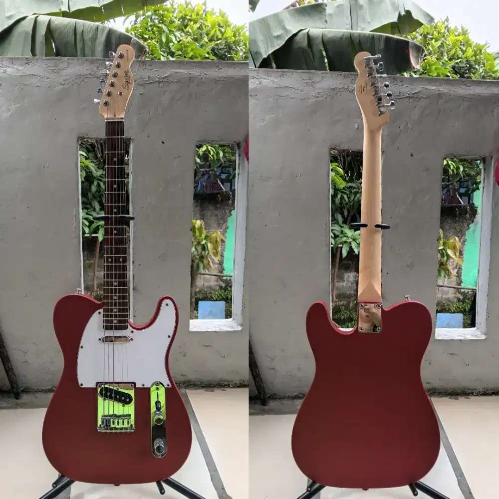 Squier debut telecaster red