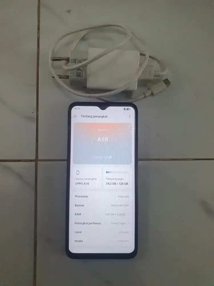 Oppo A 18 ram 4+4/128