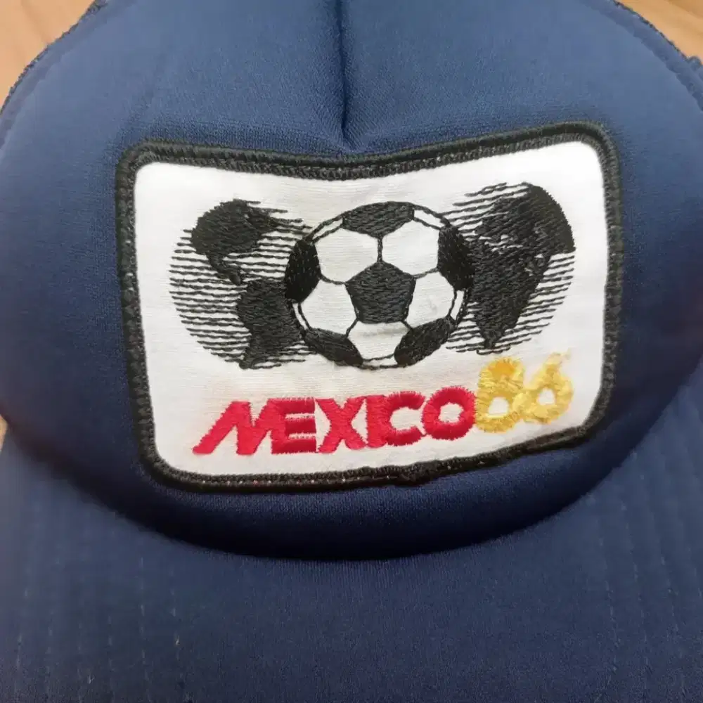 Vtg radio cap worldcup mexico86