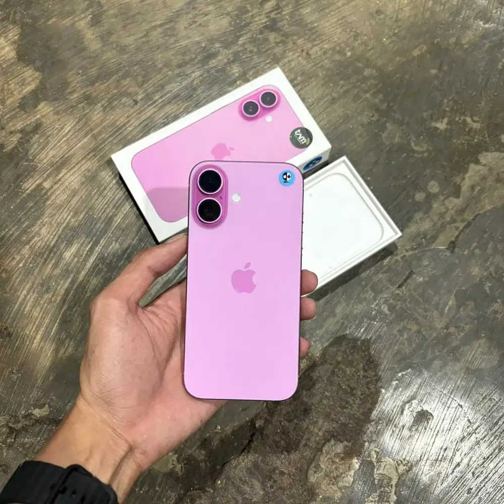 IPHONE 16 256GB PINK RESMI EX IBOX