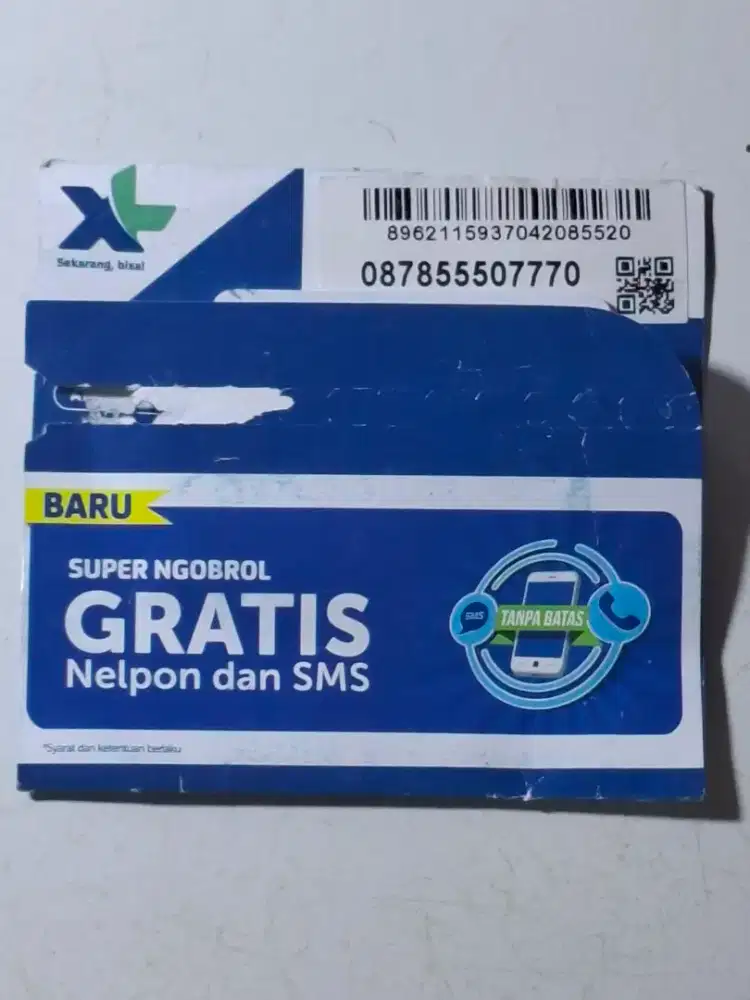 NOMOR CANTIK XL PRABAYAR I2 DIGIT