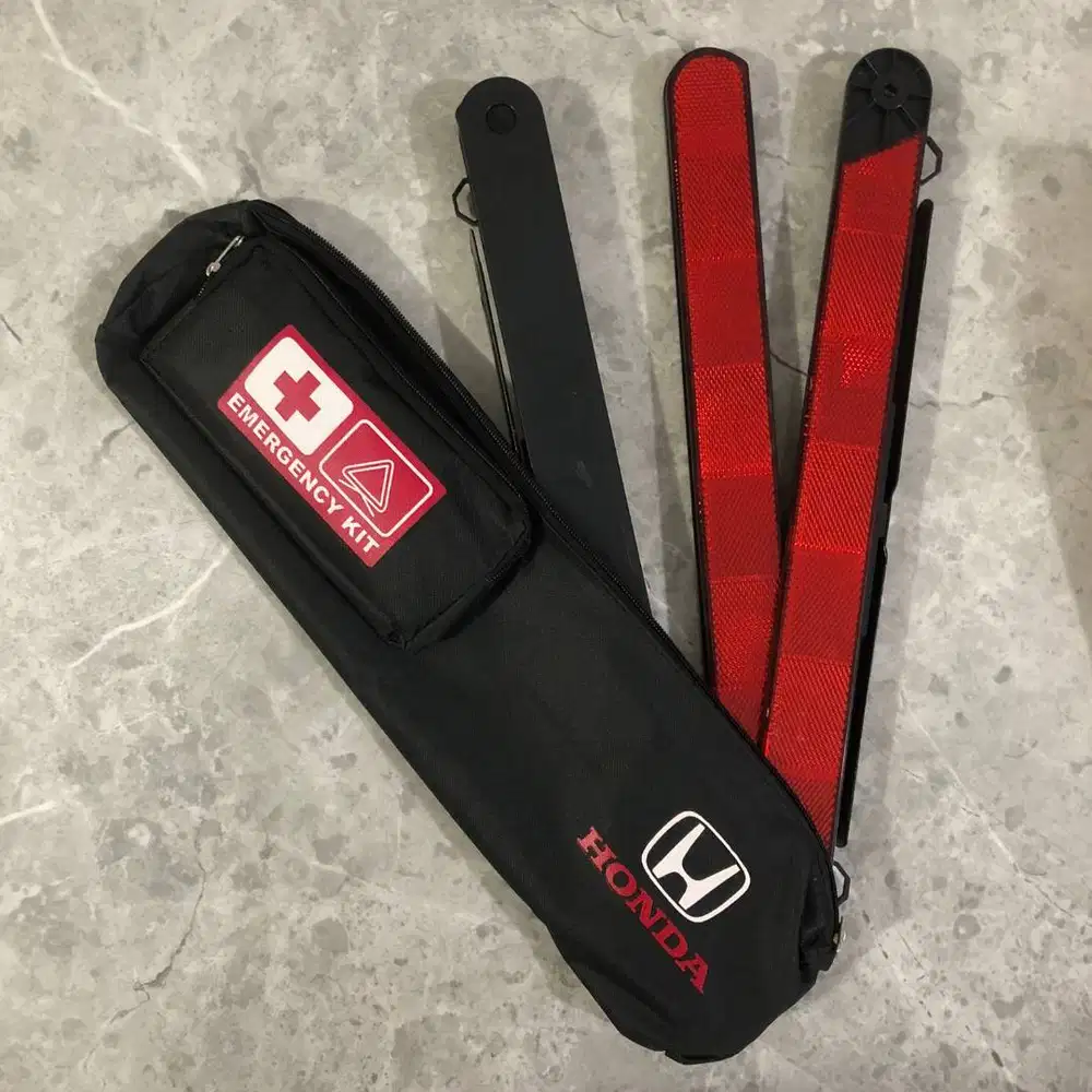 Emergency Kit Honda ORI - Tas & Segitiga Pengaman