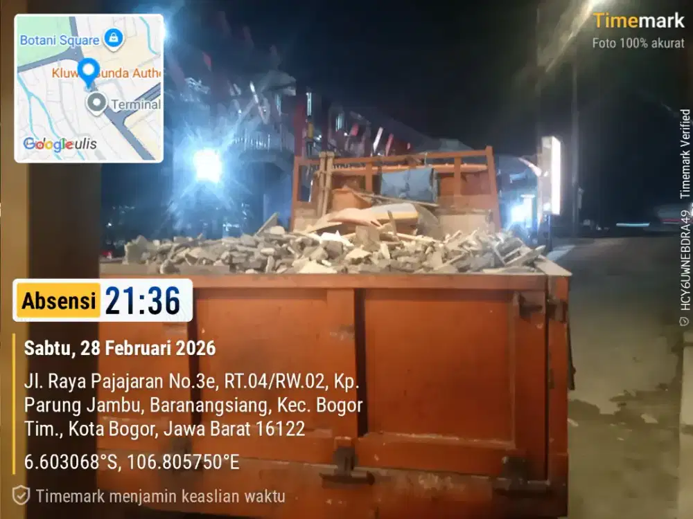 Jasa angkut buang puing/tanah