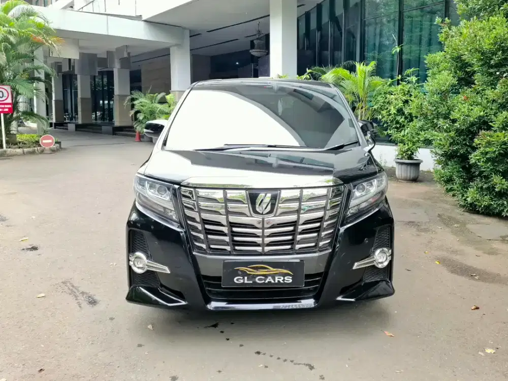 Alphard Sc 2017 Cash Hitam Toyota 2.5 Cbu Japan