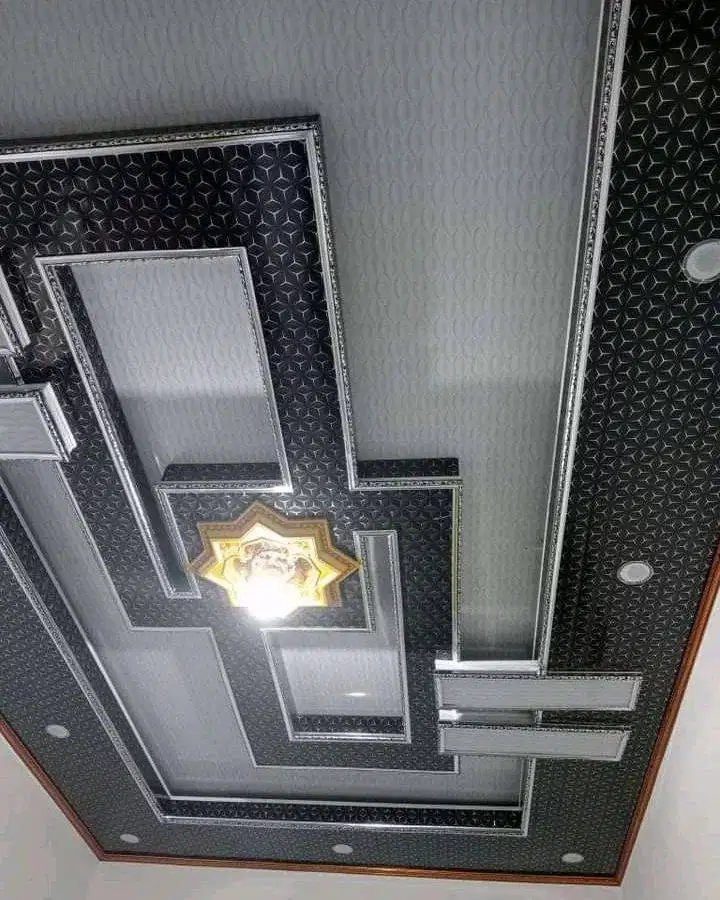 Sekat Plafon Partisi PVC GRC Gypsum Jasa Tukang Pasang Wall Moulding