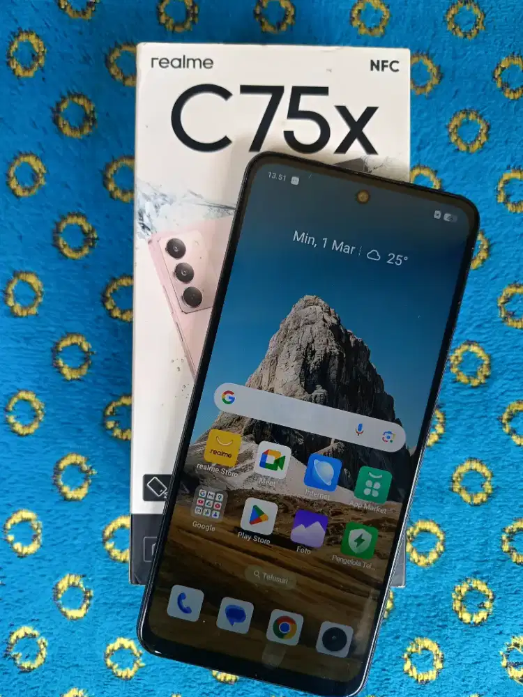 REALME C75X || NO MINUS || FULLSET || LIKE NEW || RAM 8+8/128