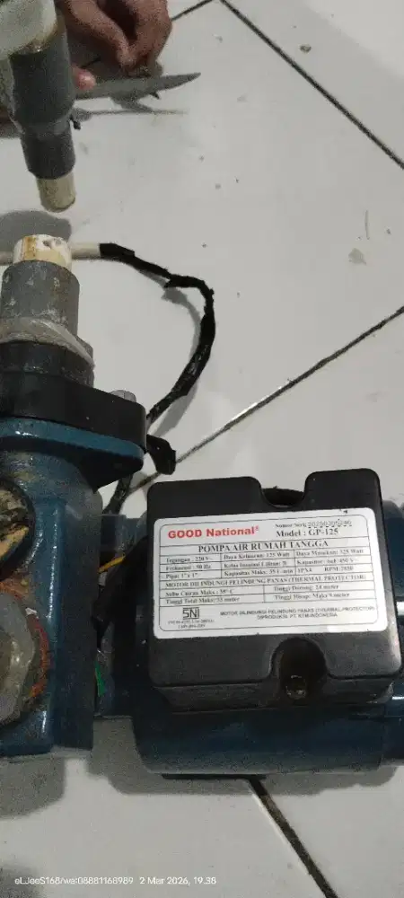 Pompa air 125 good nasional