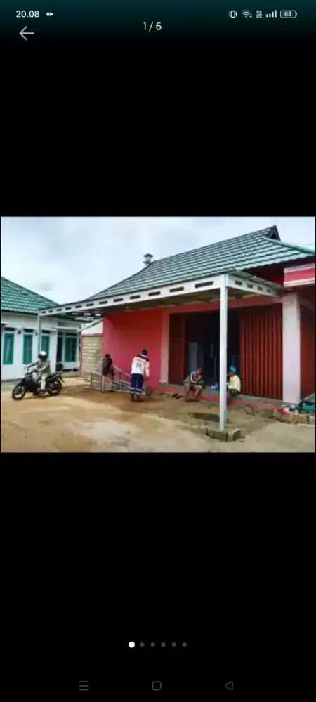 pemasangan Rangka atap dari baja ringan