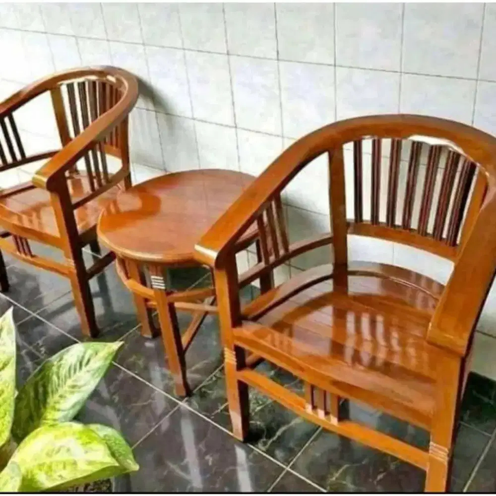 Kursi teras 2/ 4 meja 1 plitur,kontruksi kuat