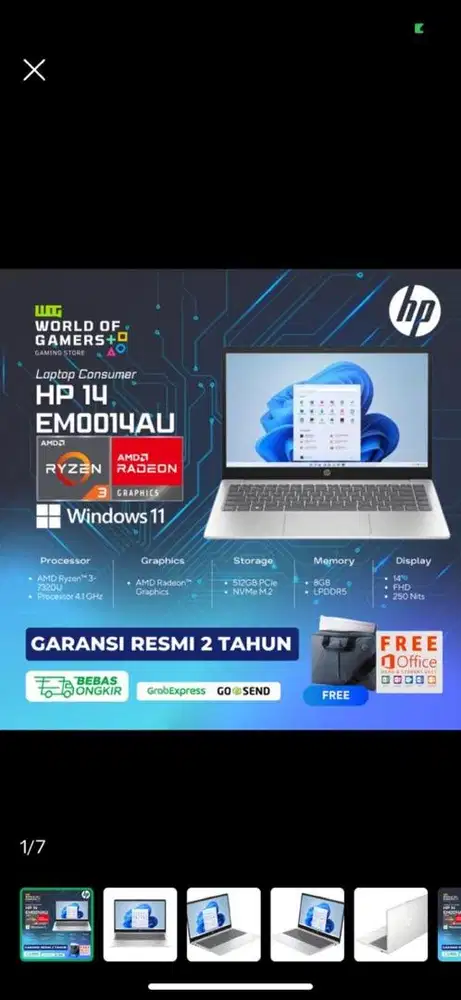 Laptop HP EM0014AU