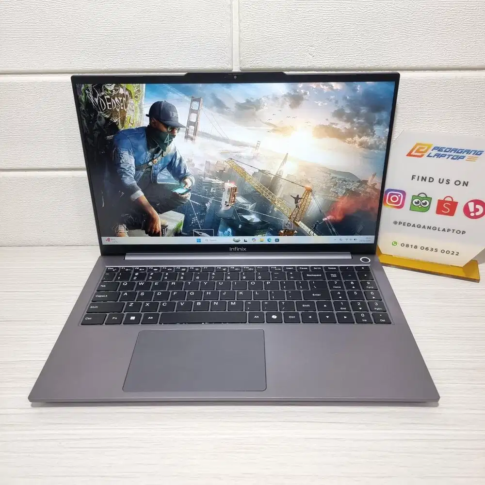 Laptop Infinix XBook B15 AMD RYZEN 7-5825U RAM 16GB SSD 512GB FHD IPS