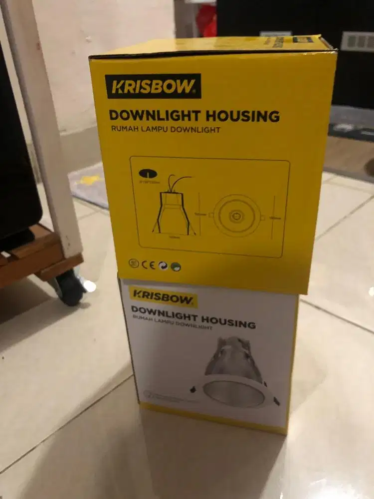 Krisbow rumah lampu downlight