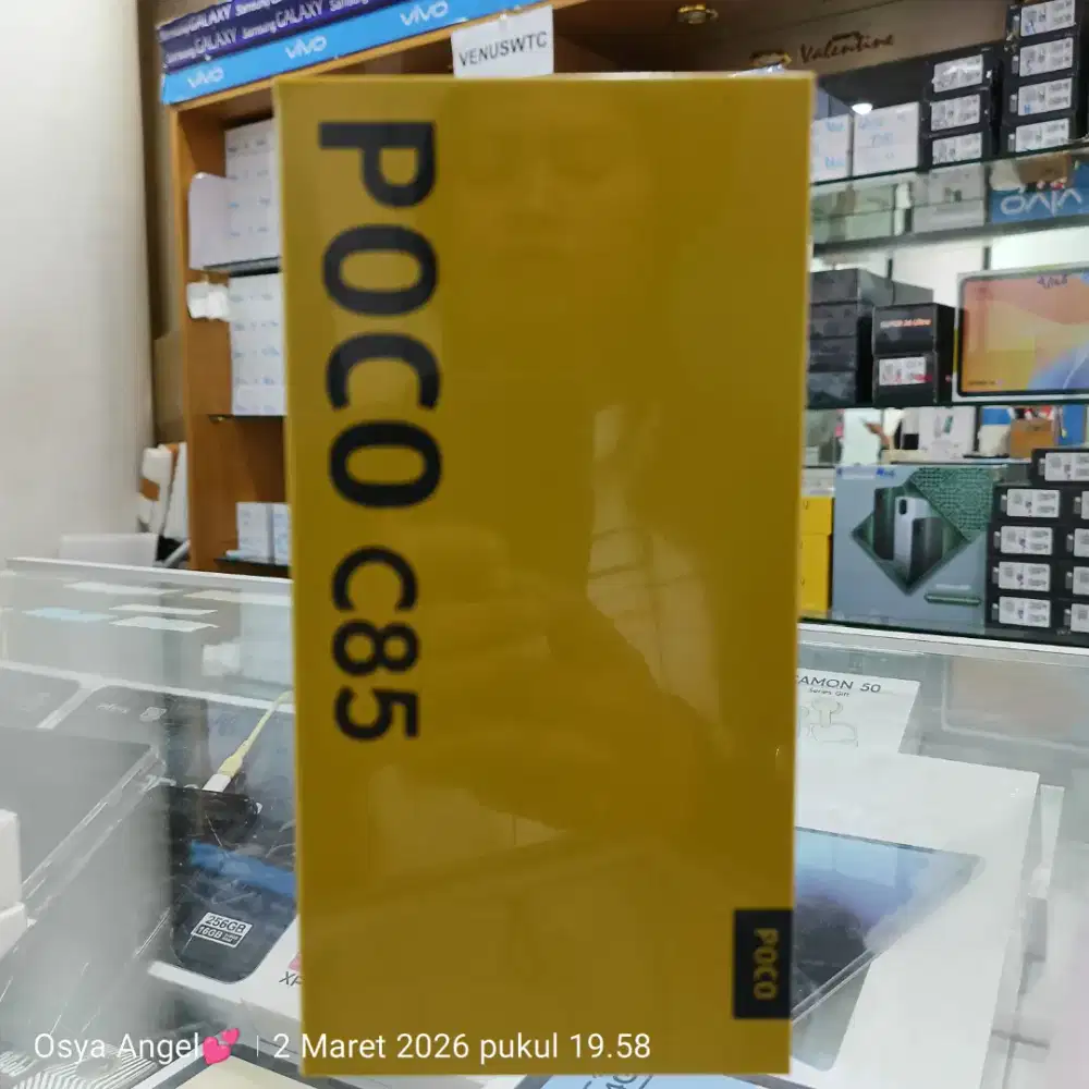 Poco c85 6/128 4G garansi resmi 15 bulan Xiaomi