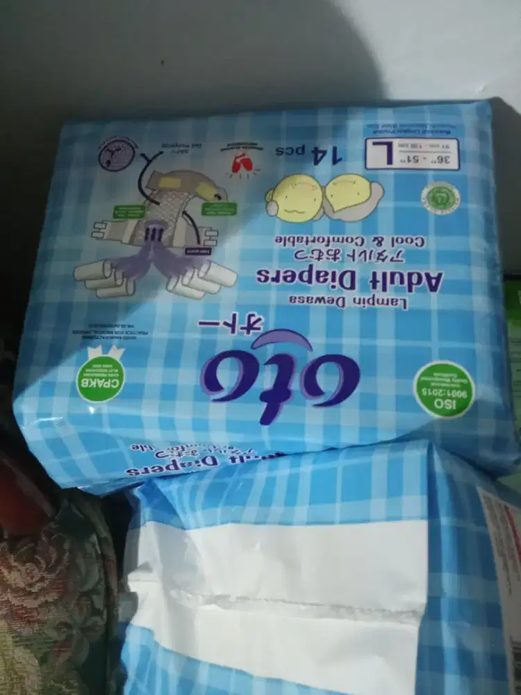 Pampers orang tua ukuran L