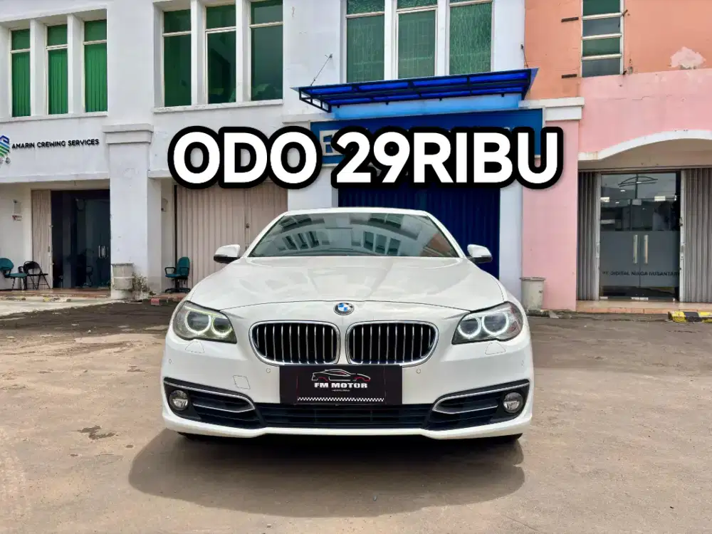 BMW 520i F10 Luxury 2015 AT 2.0, Odo 29Ribu, Pajak Panjang