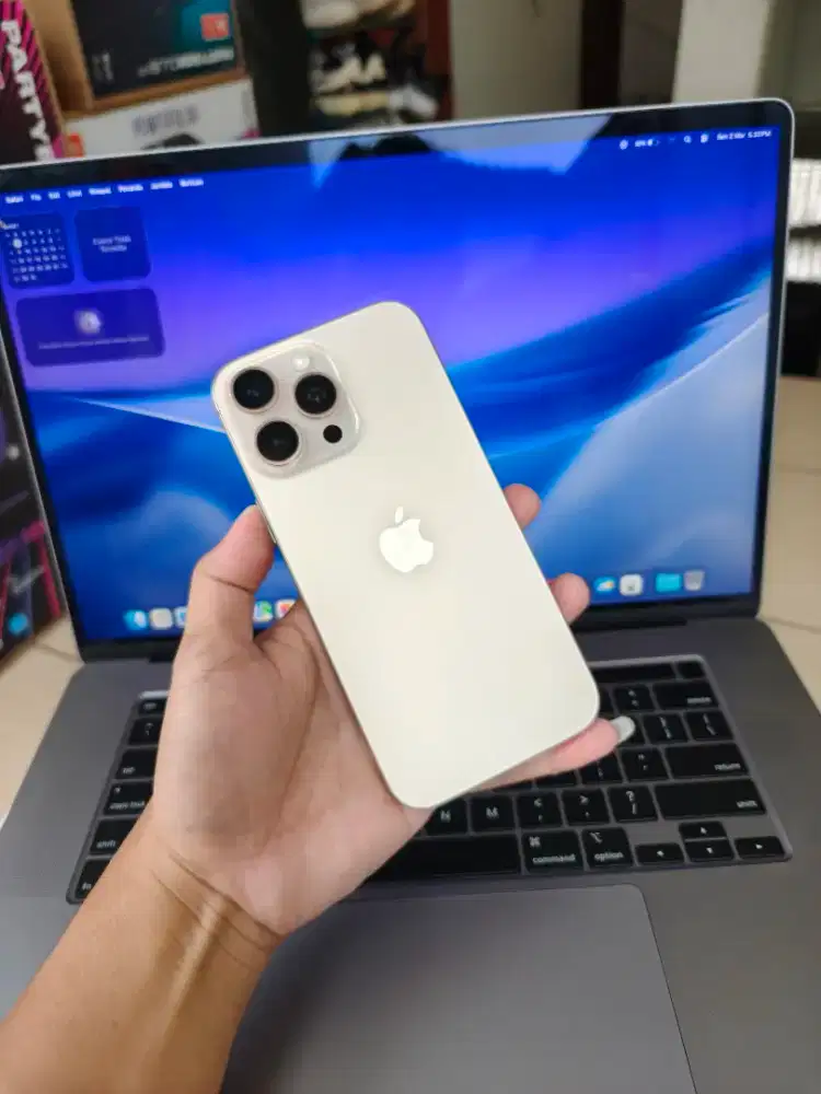 Iphone 16 promax 256gb ibox fullset like new desert titanium